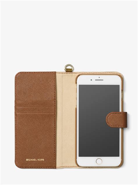 iphone 7 michael kors cover|Saffiano Leather Case for iPhone 7/8 .